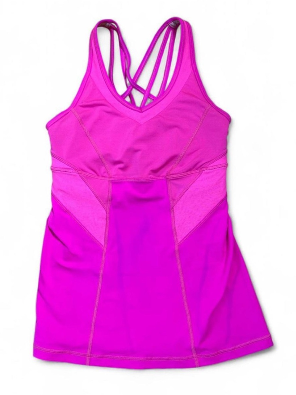 💜 Lululemon Athletica Strap It Like It’s Hot Top (6) - Raspberry Glo Light